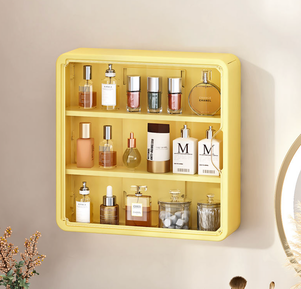 Wall-Mounted Cosmetic Organizer