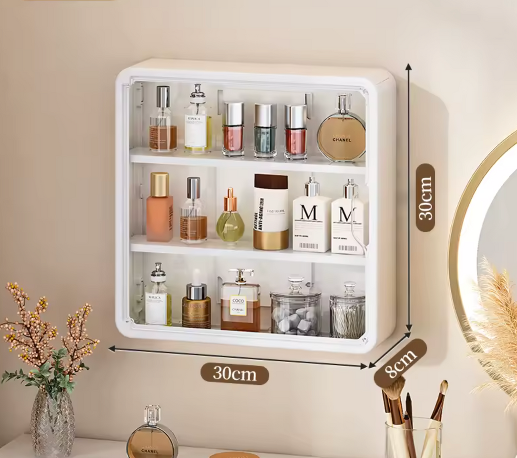 Wall-Mounted Cosmetic Organizer