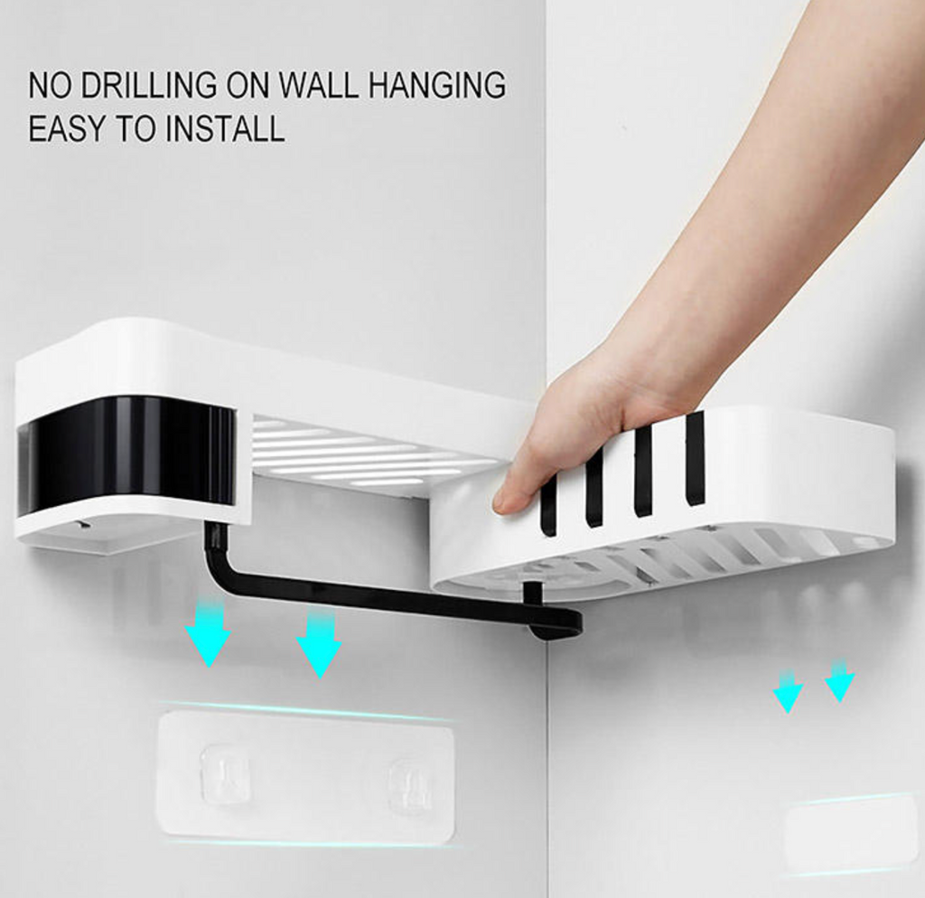 Corner Bathroom Organizer Shelf