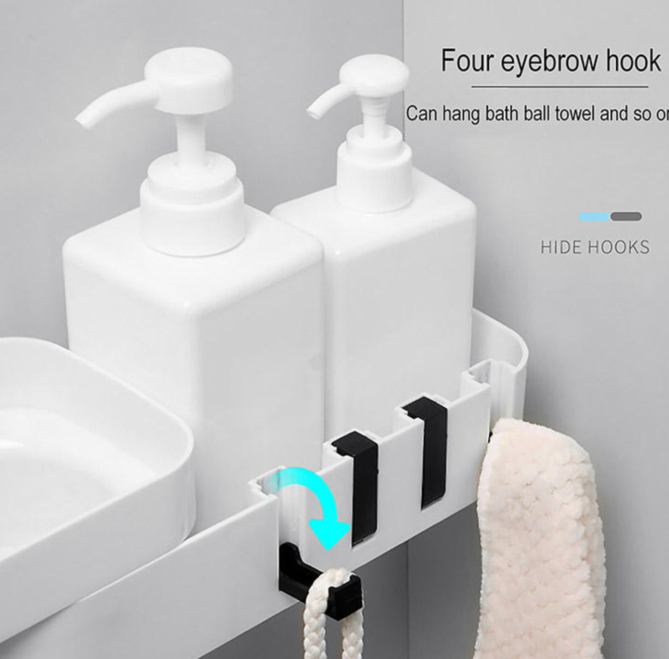 Corner Bathroom Organizer Shelf