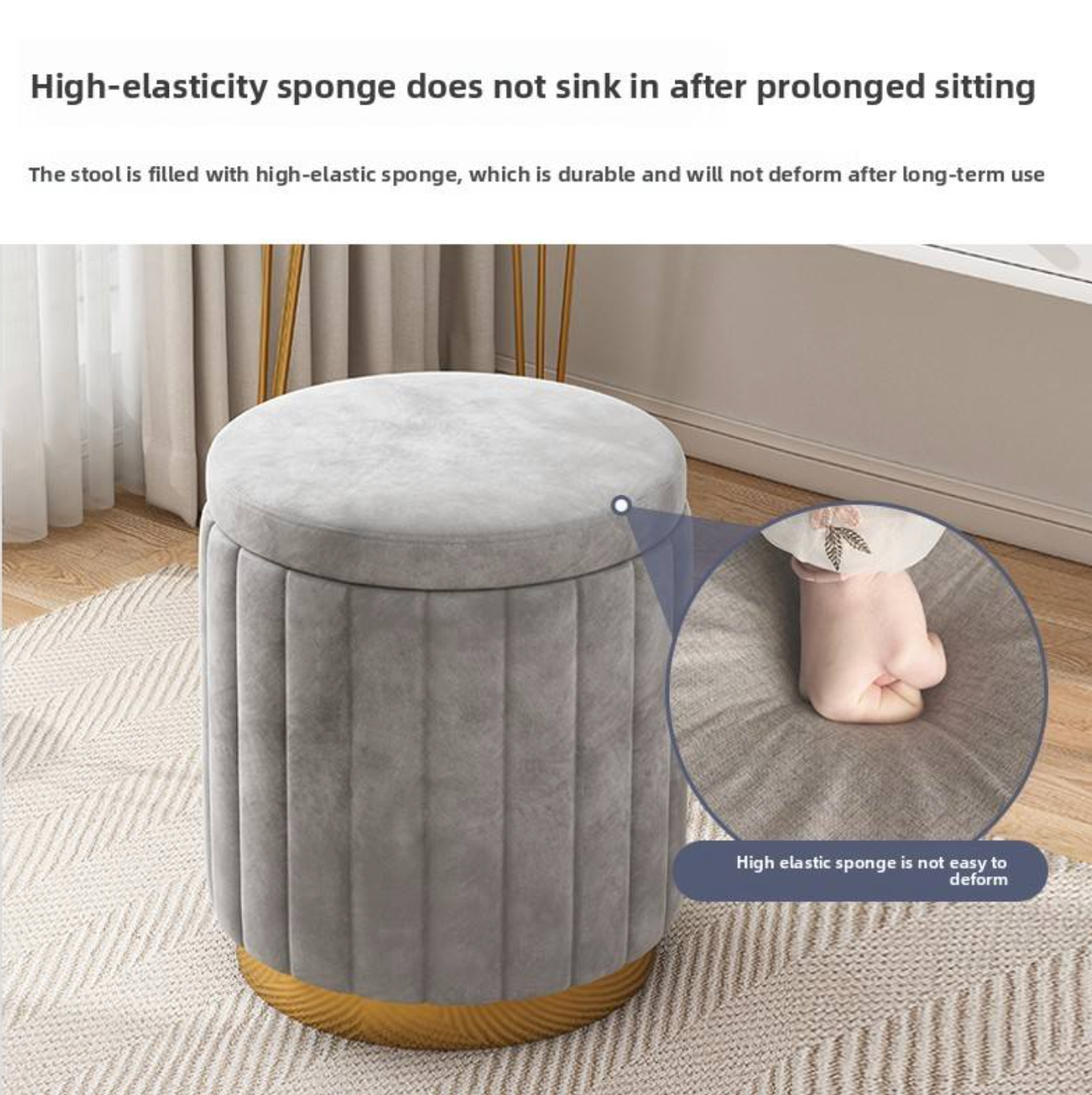 Makeup Chair Fabric Multifunctional