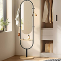 Cream-Style Horizontal Dressing Mirror
