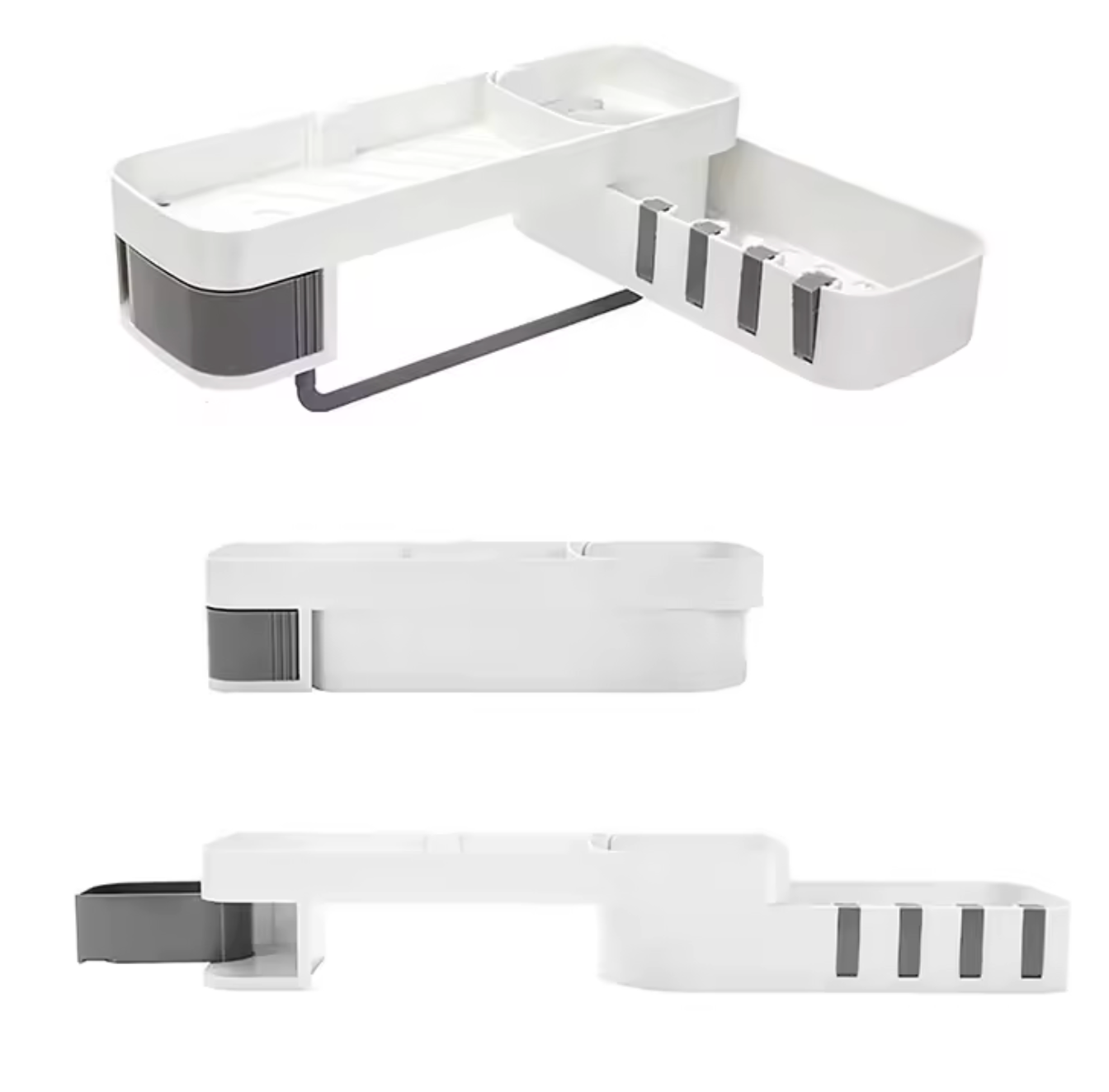 Corner Bathroom Organizer Shelf